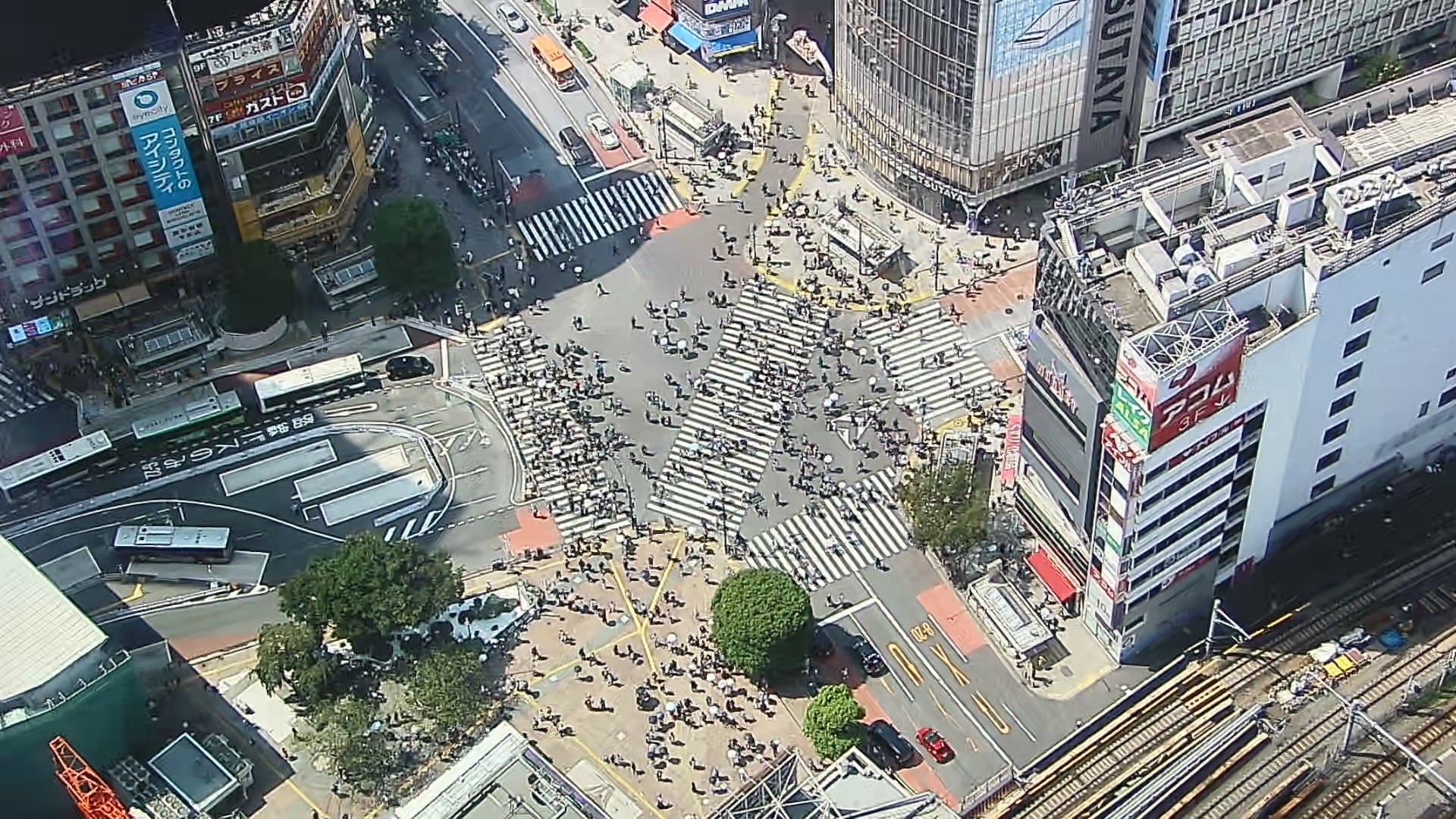 渋谷　スクランブル交差点